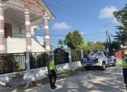 Unit Siaga Satlantas Polres Polman Laksanakan Pengamanan dan Patroli Dialogis di Gereja-Gereja Kota Polewali
