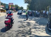 Cegah Lakalantas dan Balap Liar, Satlantas Polres Polman Gelar Patroli Rutin di Kota Polewali