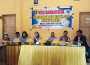 Bhabinkamtibmas Desa Tapango Barat Hadiri Musyawarah Penyusunan RKP Desa 2027