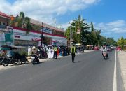 Satlantas Polres Polman Intensifkan Patroli dan Pengaturan Lalu Lintas di Kawasan Sekolah