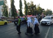 Commander Wish Pagi, Satlantas Polres Polewali Mandar Hadir Berikan Rasa Aman bagi Pengguna Jalan