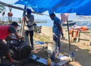 Sat Polairud Polres Polman Tingkatkan Kesadaran Masyarakat Melalui Binmas Perairan di Pesisir Lantora