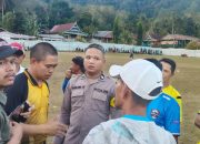 Personel Polsek Tutar Amankan Turnamen Sepak Bola Data’ Lombang Cup III 2026, Berlangsung Aman dan Kondusif