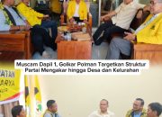 Muscam Dapil 1, Golkar Polman Targetkan Struktur Partai Mengakar hingga Desa dan Kelurahan