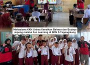 Mahasiswa KKN Unhas Kenalkan Bahasa dan Budaya Jepang melalui Fun Learning di SDN 5 Tappagalung
