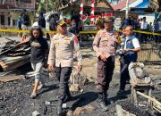 Kapolres Polman Tinjau Lokasi Kebakaran di Kelurahan Limboro, Tiga Orang Meninggal Dunia