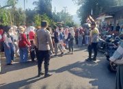 Kapolsubsektor Anreapi Pimpin Pengamanan Pawai dan Gerak Jalan HUT ke-81 RI