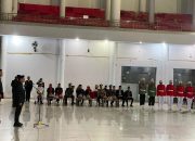 Wakapolres Polman Hadiri Upacara Pengukuhan Paskibraka Kabupaten Polman Tahun 2026