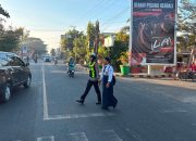 Sat Lantas Polres Polman Gelar Commander Wish Pagi, Antisipasi Laka dan Pelanggaran Lalu Lintas