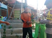 Sat Polairud Polres Polman Sambangi Warga Pesisir, Ajak Jaga Kamtibmas dan Kebersihan Laut