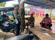 Sat Lantas Polres Polman Sosialisasikan Budaya Tertib Berlalu Lintas kepada Ojek Pangkalan