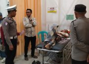 Polsek Urban Wonomulyo Tangani Laka Lantas Ganda di Desa Bumiayu Polman