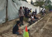 Polsek Tutar Amankan Turnamen Sepak Bola AMR Family Cup III di Ambopadang