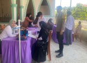 Bhabinkamtibmas Desa Bonra Monitoring Kegiatan Posyandu Mujur di Dusun Bonra 2