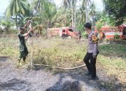 Polsek Binuang dan Satgas Karhutla Bergerak Cepat, Kebakaran Lahan di Mirring Berhasil Dipadamkan