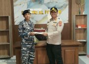 Rayakan HUT ke-81 TNI AL, Kapolres Polman Bawa Pesan Soliditas TNI-Polri