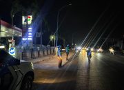 Cegah Balap Liar dan Pelanggaran, Satlantas Polres Polman Intensifkan Blue Light Patrol