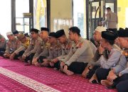 Kapolres Polman dan Jajaran Ikuti Pembinaan Rohani Bersama Kapolri dan Gus Baha Secara Daring