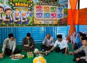 Bhabinkamtibmas Polewali Hadiri Peringatan Maulid Nabi Muhammad SAW 1448 H di SMPN 2 Polewali