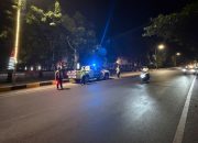 Ciptakan Kamseltibcarlantas, Sat Lantas Polres Polman Intensifkan Blue Light Patrol