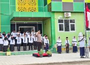 Kapolsek Tinambung Jadi Pembina Upacara di MTsN 1 Polewali, Sampaikan Pesan Disiplin dan Bahaya Penyalahgunaan Obat