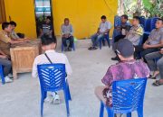 Bhabinkamtibmas Desa Kunyi Hadiri Rapat Identifikasi Hak Dasar dan Mitigasi Risiko Konflik