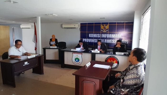 KIP Sulbar Gelar Sidang Sengketa Informasi LSM Amperak vs BRI Cabang Majene