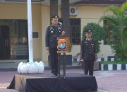 Kapolres Polman Pimpin Upacara Pelepasan Purnabakti Personel Polres Polman
