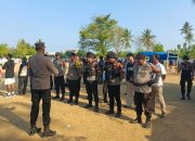 Kapolsek Tinambung Pimpin Pengamanan Final Turnamen Sepak Bola Piala Ketua DPRD Polman