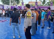 Turnamen Futsal Antar-SMA se-Polman Resmi Dibuka, Bhabinkamtibmas Pastikan Kegiatan Aman dan Kondusif