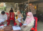Bhabinkamtibmas Desa Mirring Dampingi Posyandu, Dukung Penanggulangan Stunting