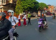 Sat Lantas Polres Polman Gelar Commander Wish Pagi, Pastikan Arus Lalu Lintas Aman dan Kondusif