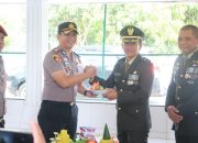 Kapolres Polman Sambangi Makodim 1402/Polman, Perkuat Sinergitas TNI-Polri di HUT TNI ke-81