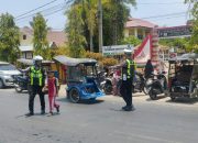 Sat Lantas Polres Polman Atur Lalu Lintas Saat Jam Pulang Sekolah, Antisipasi Kemacetan dan Kecelakaan