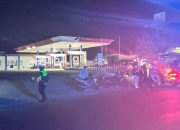 Cegah Balap Liar dan Kecelakaan, Satlantas Polres Polman Gelar Patroli Blue Light pada Malam Hari