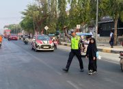 Commander Wish Pagi, Satlantas Polres Polman Hadir di Sejumlah Titik Strategis, Pastikan Lalu Lintas Lancar