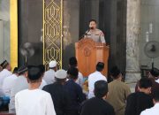 Kapolres Polman Sampaikan Pesan Kamtibmas, Ajak Keluarga Mencegah Penyalahgunaan Narkoba di Masjid Syuhada